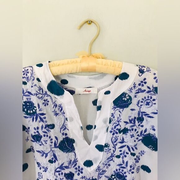 Amaya | white embroidered tunic - Picture 2 of 8
